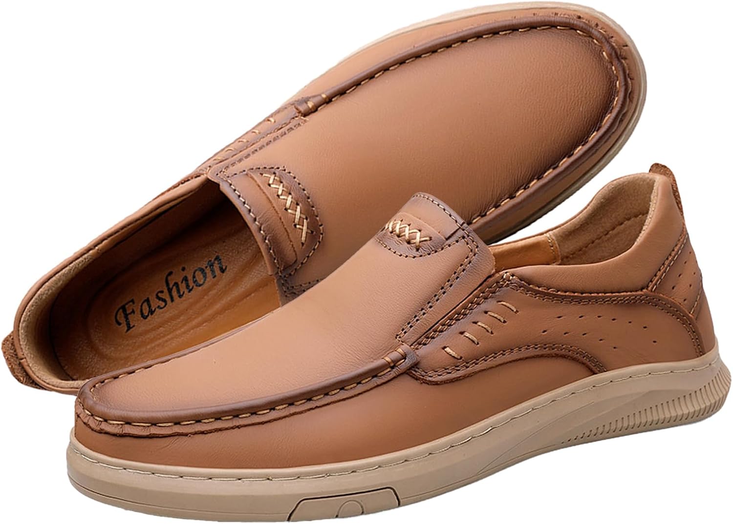 Мужские модные кожаные повседневные лоферы с противоскользящим покрытием, легкие, с мягкой подошвой, низкие, удобные для ходьбы, для работы, офиса и вождения Etoryoox, коричневый
Мужские модные кожаные повседневные лоферы с противоскользящим покрытием, легкие, с мягкой подошвой, низкие, удобные для ходьбы, для работы, офиса и вождения Etoryoox, коричневый