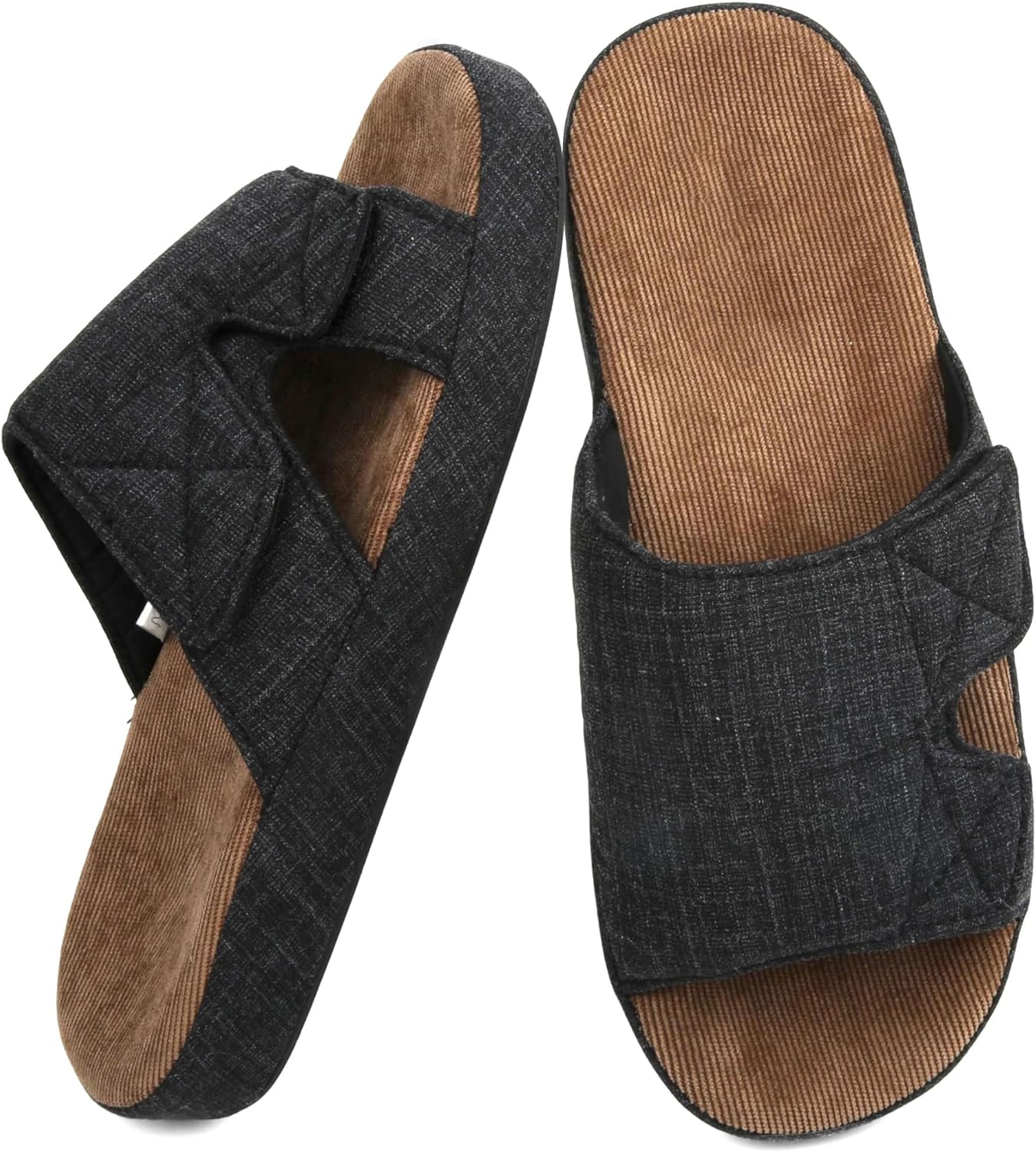 Мужские домашние тапочки CORIFEI, открытый носок, Регулируемые, Низкая поддержка свода стопы, Резиновая подошва, Для дома и улицы, Grey Pro
Мужские домашние тапочки CORIFEI, открытый носок, Регулируемые, Низкая поддержка свода стопы, Резиновая подошва, Для дома и улицы, Grey Pro