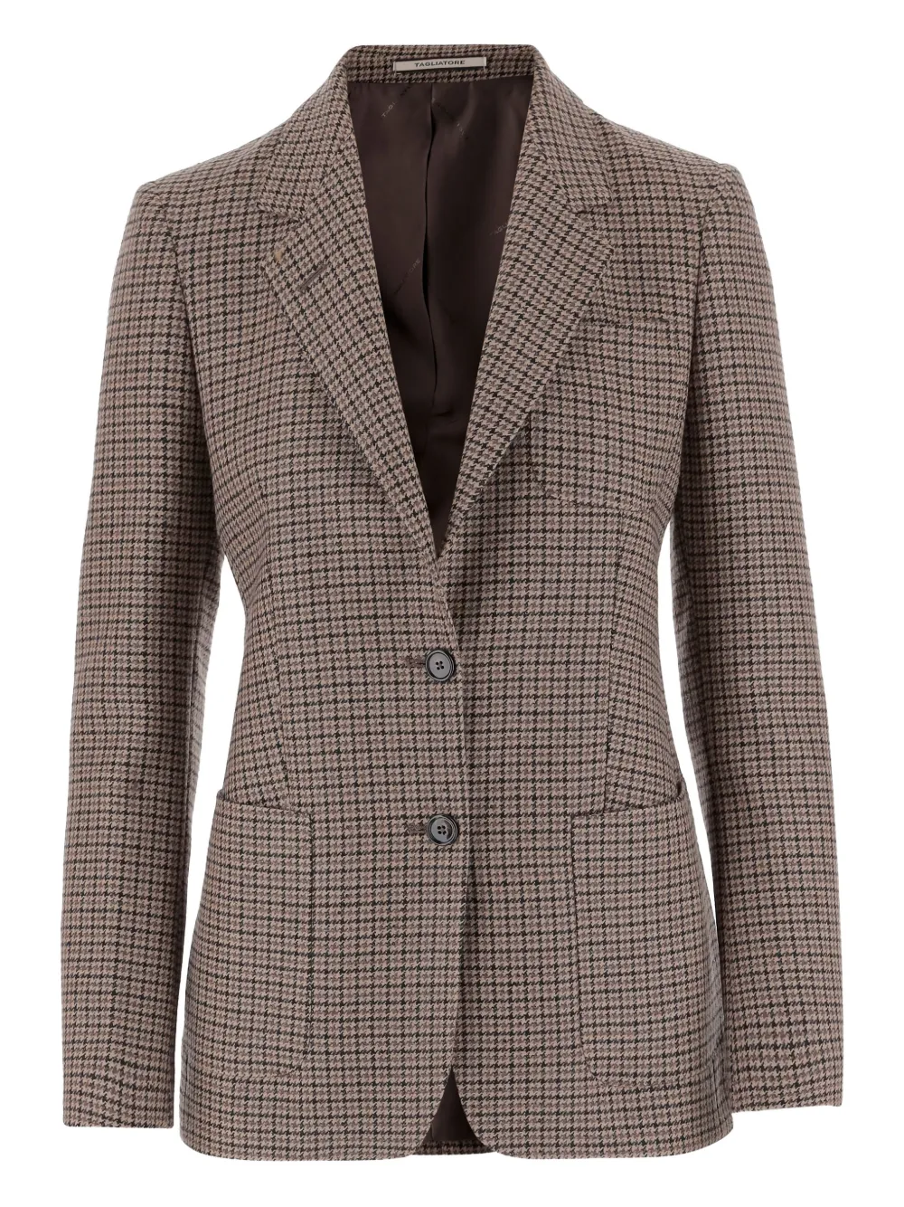 Блейзер с узором «гусиная лапка» на пуговицах TAGLIATORE, коричневый
Блейзер с узором «гусиная лапка» на пуговицах TAGLIATORE, коричневый