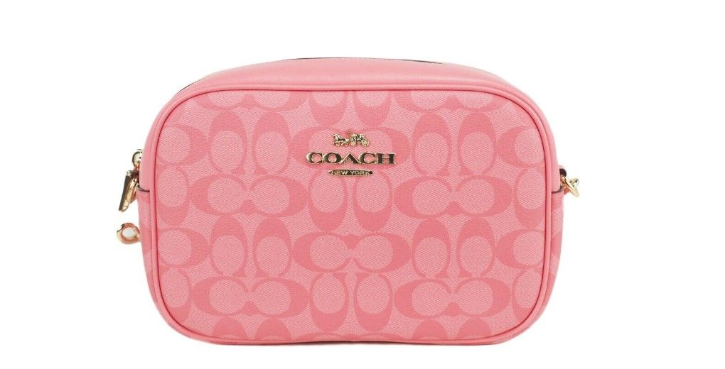 Сумка-кошелек Jamie Medium Pink Lemonade с покрытием из холста и кросс-боди для камеры Coach
Сумка-кошелек Jamie Medium Pink Lemonade с покрытием из холста и кросс-боди для камеры Coach