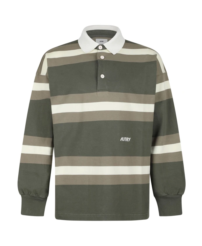 Полосатый свитер-поло Autry, мультиколор
Полосатый свитер-поло Autry, мультиколор