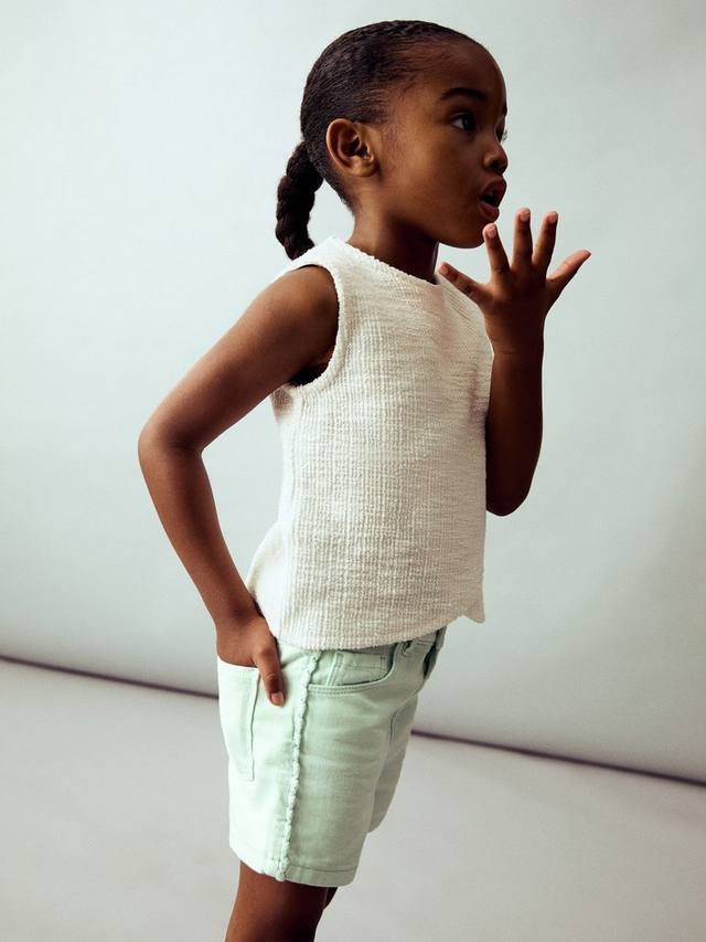 Детские хлопковые шорты Linda с пятью карманами Mango, Green
Детские хлопковые шорты Linda с пятью карманами Mango, Green