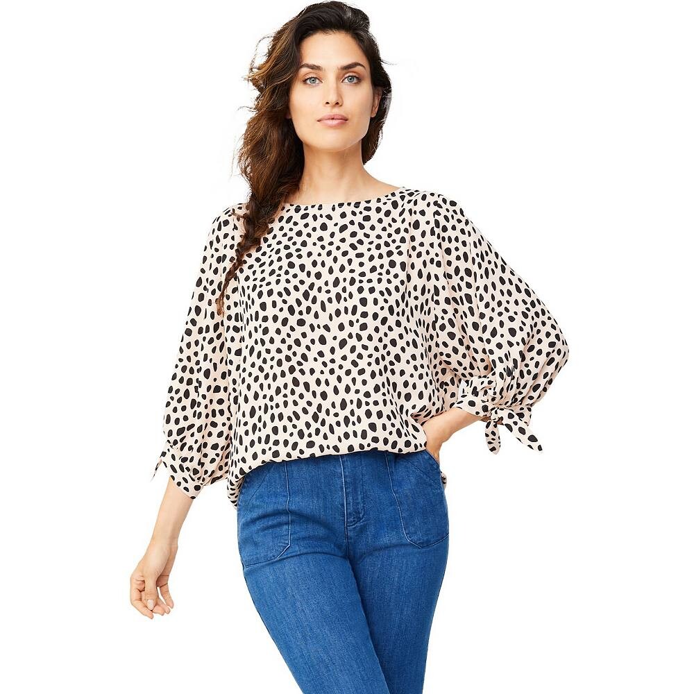 Женская блузка размера 3/4 с завязками на рукавах Ellos больших размеров, цвет Soft Beige Black Dot
Женская блузка размера 3/4 с завязками на рукавах Ellos больших размеров, цвет Soft Beige Black Dot