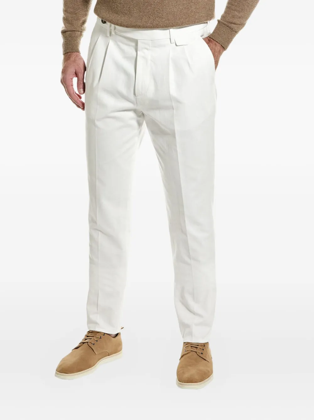 Брюки со складками Brunello Cucinelli, белый
Брюки со складками Brunello Cucinelli, белый