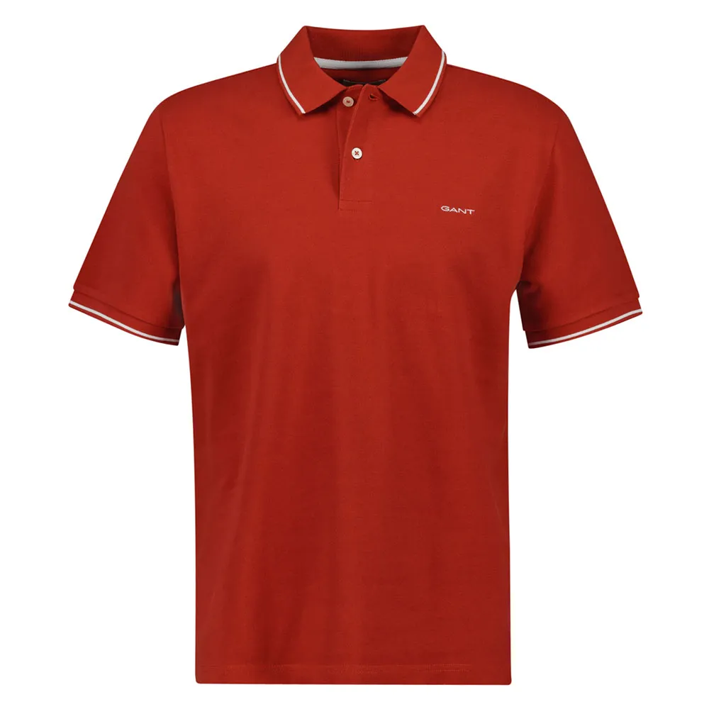 Поло с коротким рукавом Gant Tipped Piqué, красный
Поло с коротким рукавом Gant Tipped Piqué, красный