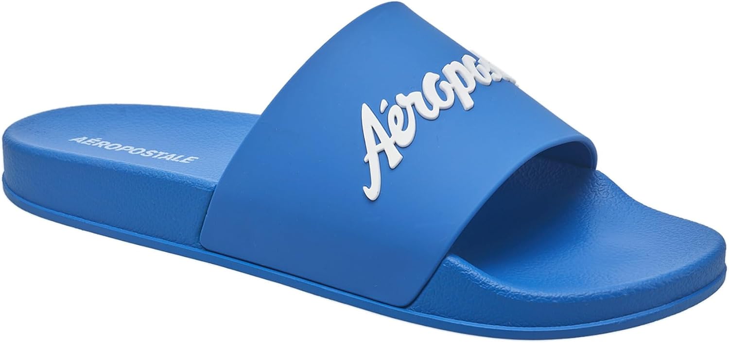 Мужские сланцы AEROPOSTALE - удобная обувь на каждый день для бассейна, пляжа и повседневной носки, синий
Мужские сланцы AEROPOSTALE - удобная обувь на каждый день для бассейна, пляжа и повседневной носки, синий