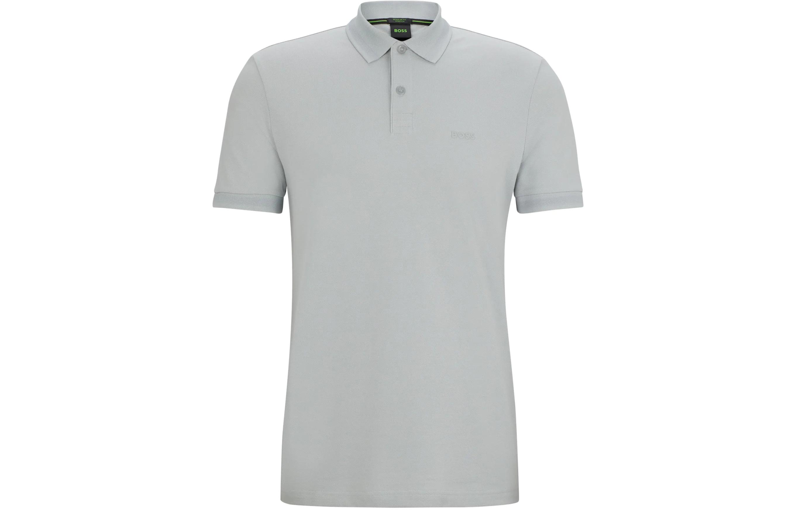 Футболка поло SS24 мужская светло-серая HUGO BOSS 
Футболка поло SS24 мужская светло-серая HUGO BOSS