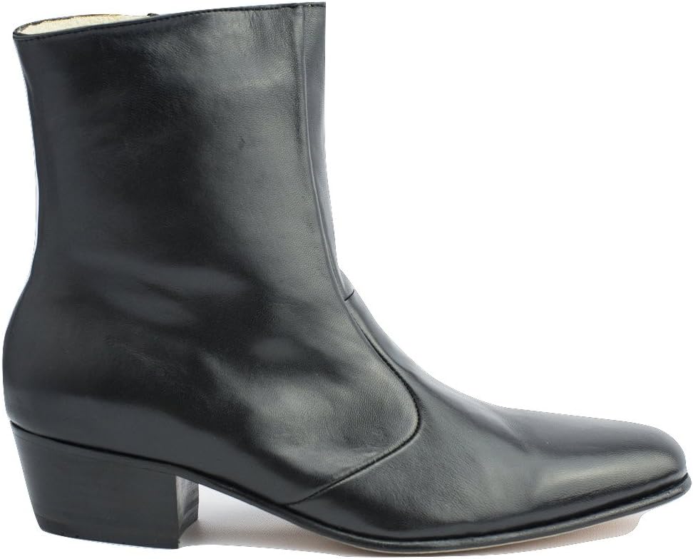 Мужские классические ботинки на высоком каблуке Luciano (черные)
Мужские классические ботинки на высоком каблуке Luciano (черные)