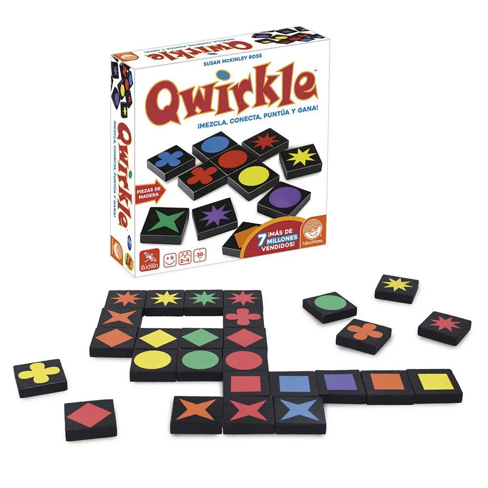 Настольная игра Lúdilo Qwirkle, мультиколор
Настольная игра Lúdilo Qwirkle, мультиколор