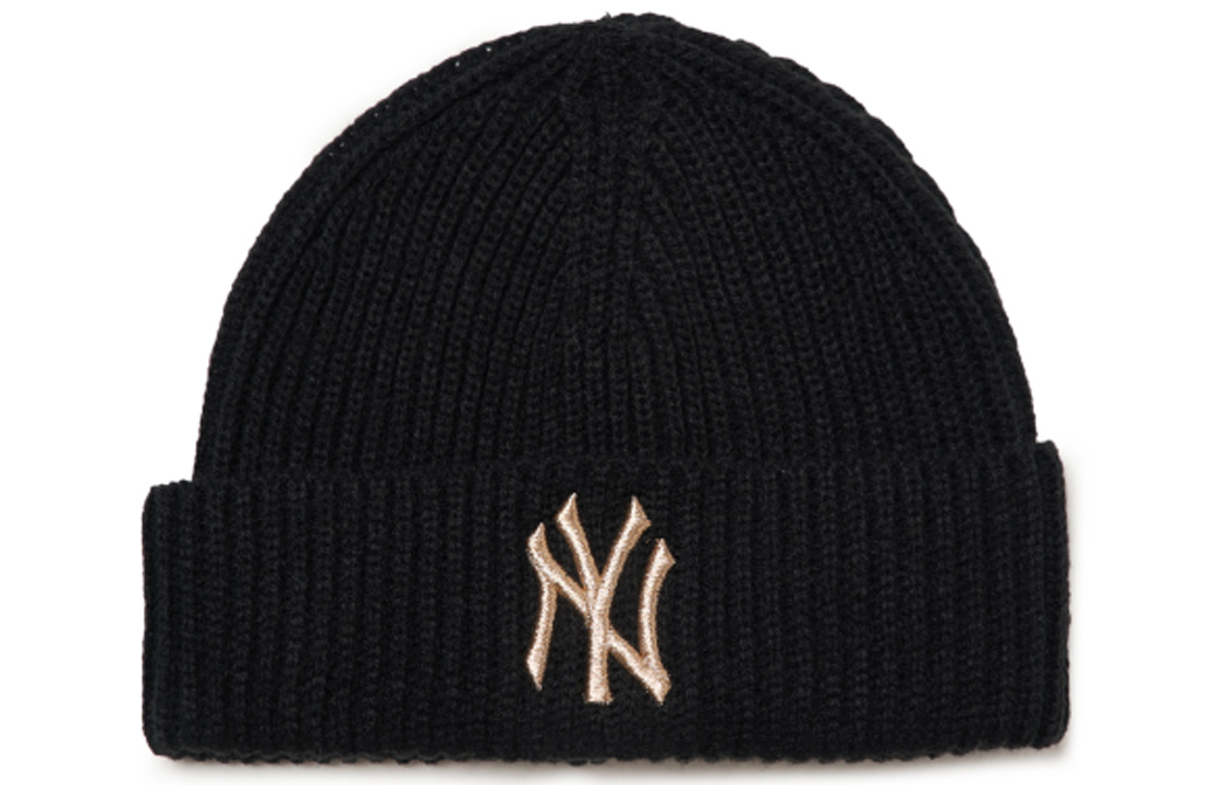 Акриловая шапка унисекс черная MLB 
Акриловая шапка унисекс черная MLB