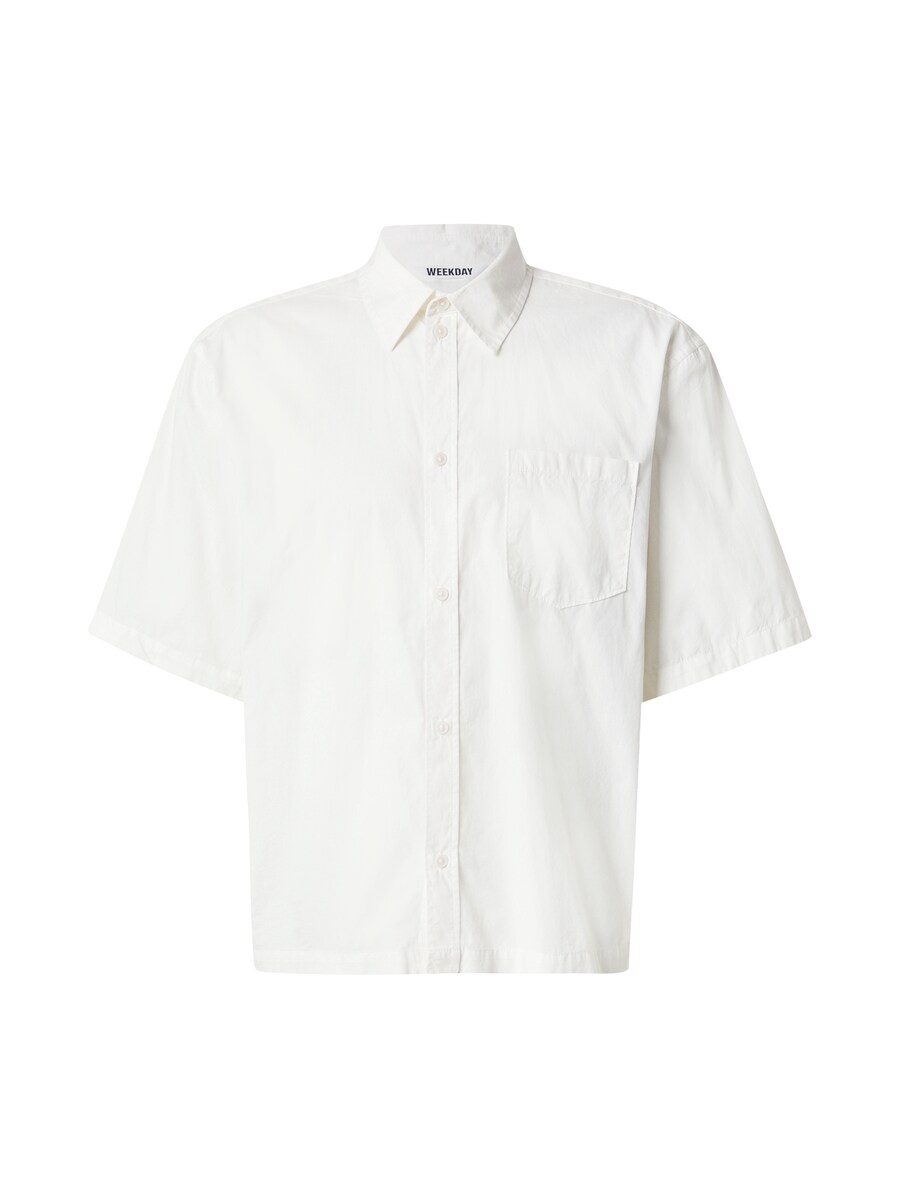 Рубашка на пуговицах Comfort fit WEEKDAY, White
Рубашка на пуговицах Comfort fit WEEKDAY, White