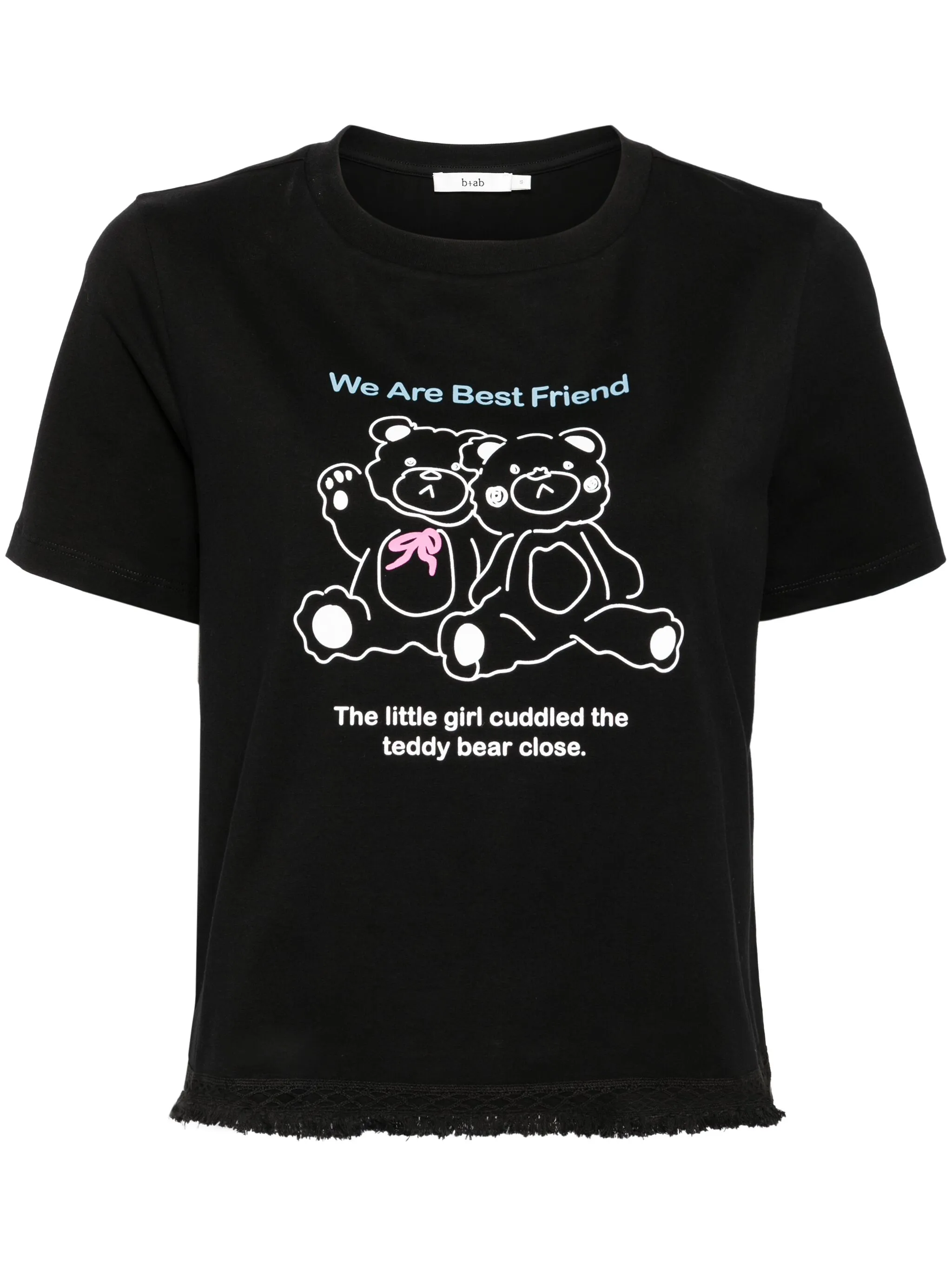 Футболка Bear с бахромой B+Ab, черный
Футболка Bear с бахромой B+Ab, черный