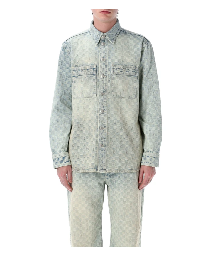 Джинсовая рубашка с монограммой Misbhv, синий
Джинсовая рубашка с монограммой Misbhv, синий