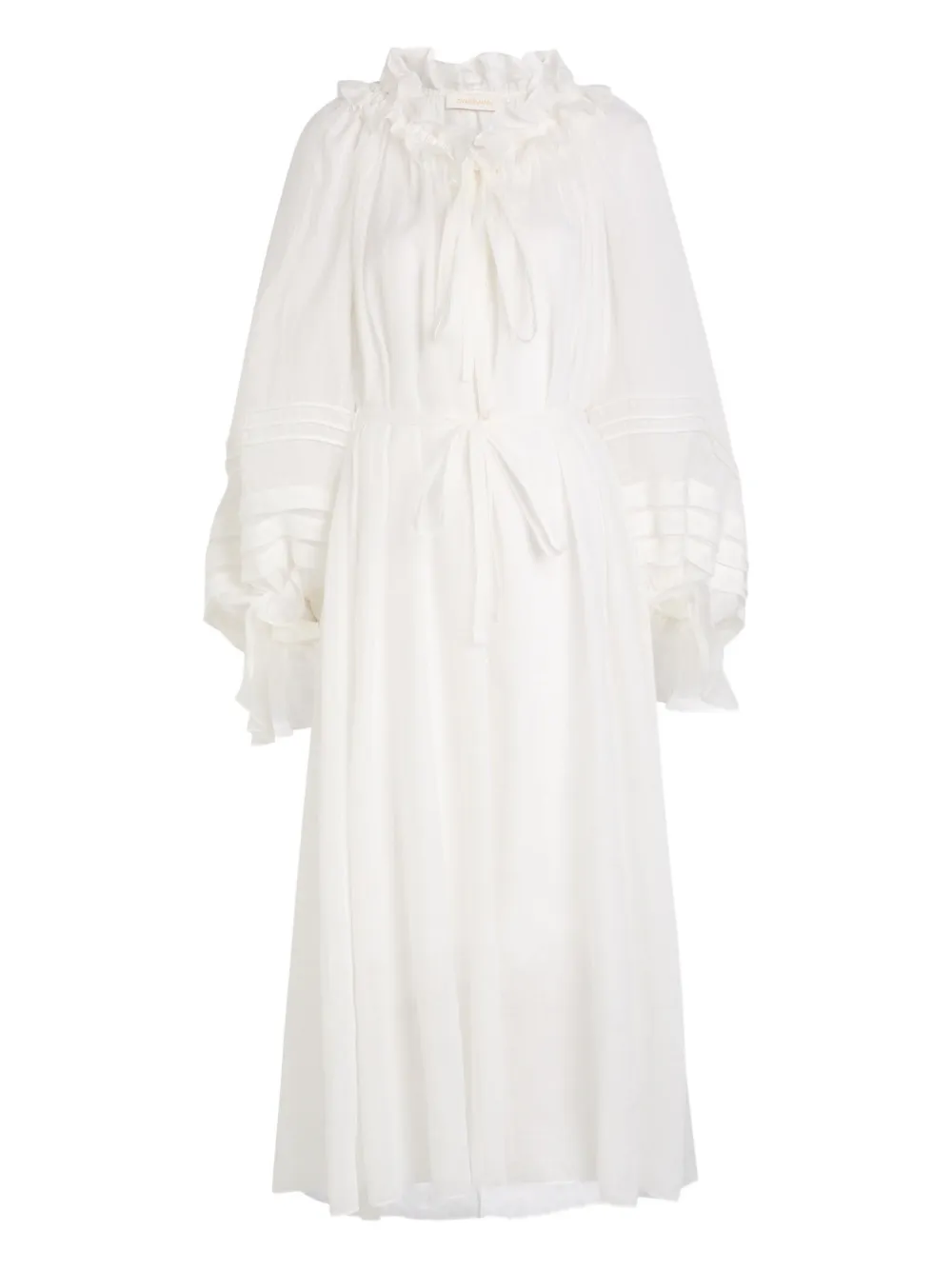 Миди-платье с оборками и завязками Zimmermann, белый
Миди-платье с оборками и завязками Zimmermann, белый