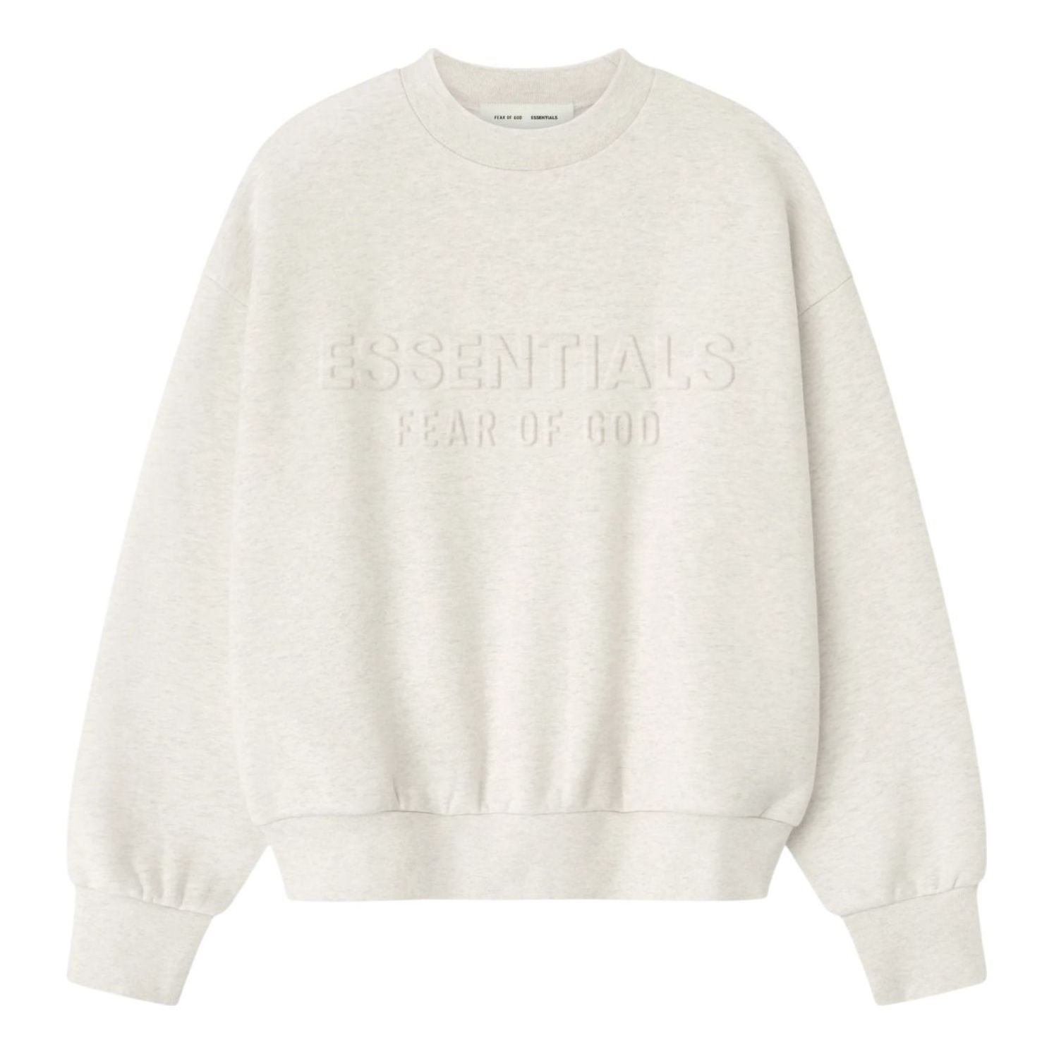 Свитшот Fear of God Essentials Embossed Classic Crewneck Sweatshirt, цвет «Овсяный меланж»
Свитшот Fear of God Essentials Embossed Classic Crewneck Sweatshirt, цвет «Овсяный меланж»