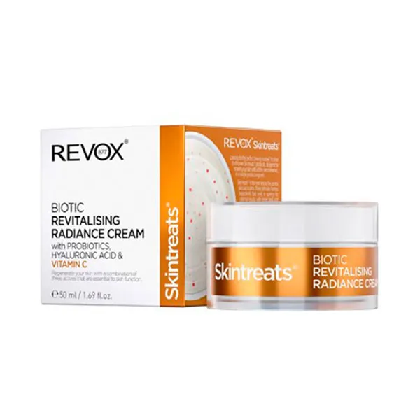 Осветляющий крем с витамином С Skintreats Biotic Revitalising Revox, 50 ml
Осветляющий крем с витамином С Skintreats Biotic Revitalising Revox, 50 ml