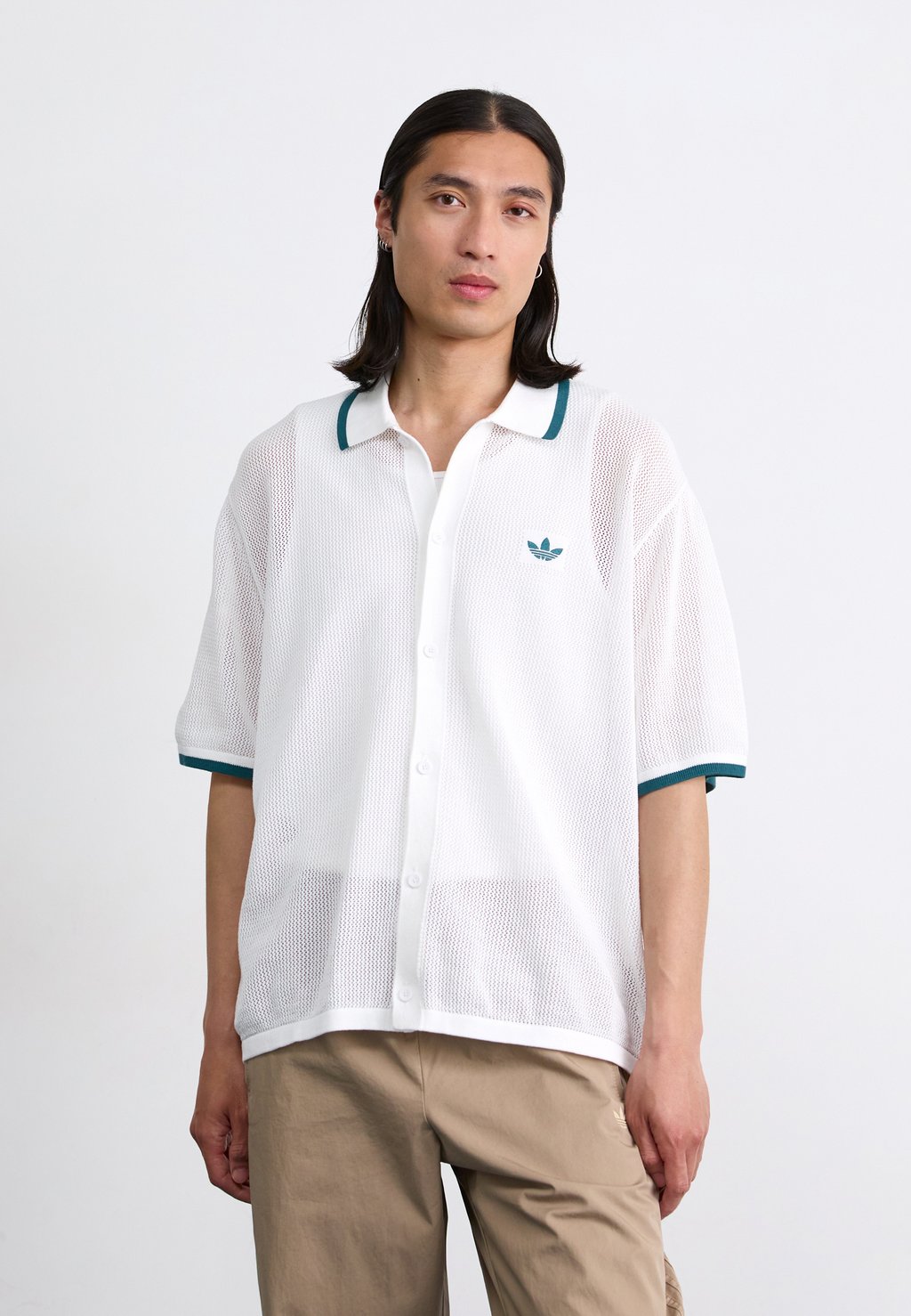 Рубашка Adidas Originals, кремовый 
Рубашка Adidas Originals, кремовый