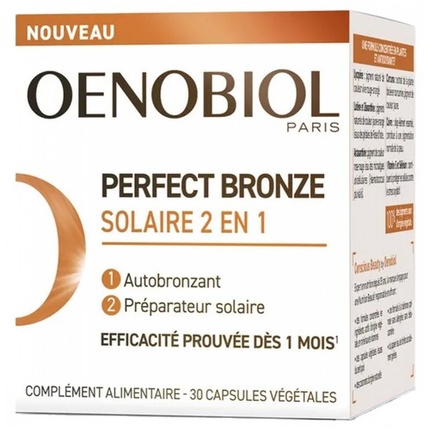 Солнцезащитный крем-автозагар Oenobiol Perfect Bronze 2-в-1, 30 капсул Markenlos
Солнцезащитный крем-автозагар Oenobiol Perfect Bronze 2-в-1, 30 капсул Markenlos