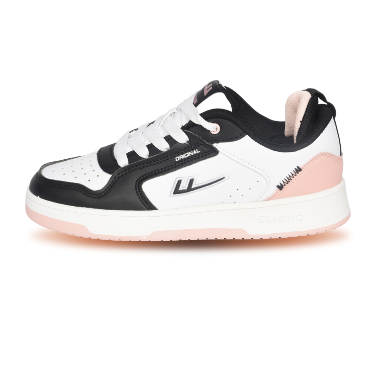 WARRIOR Износостойкие легкие нескользящие низкие скейтерские кроссовки унисекс белый черный розовый, цвет White Black Pink 
WARRIOR Износостойкие легкие нескользящие низкие скейтерские кроссовки унисекс белый черный розовый, цвет White Black Pink