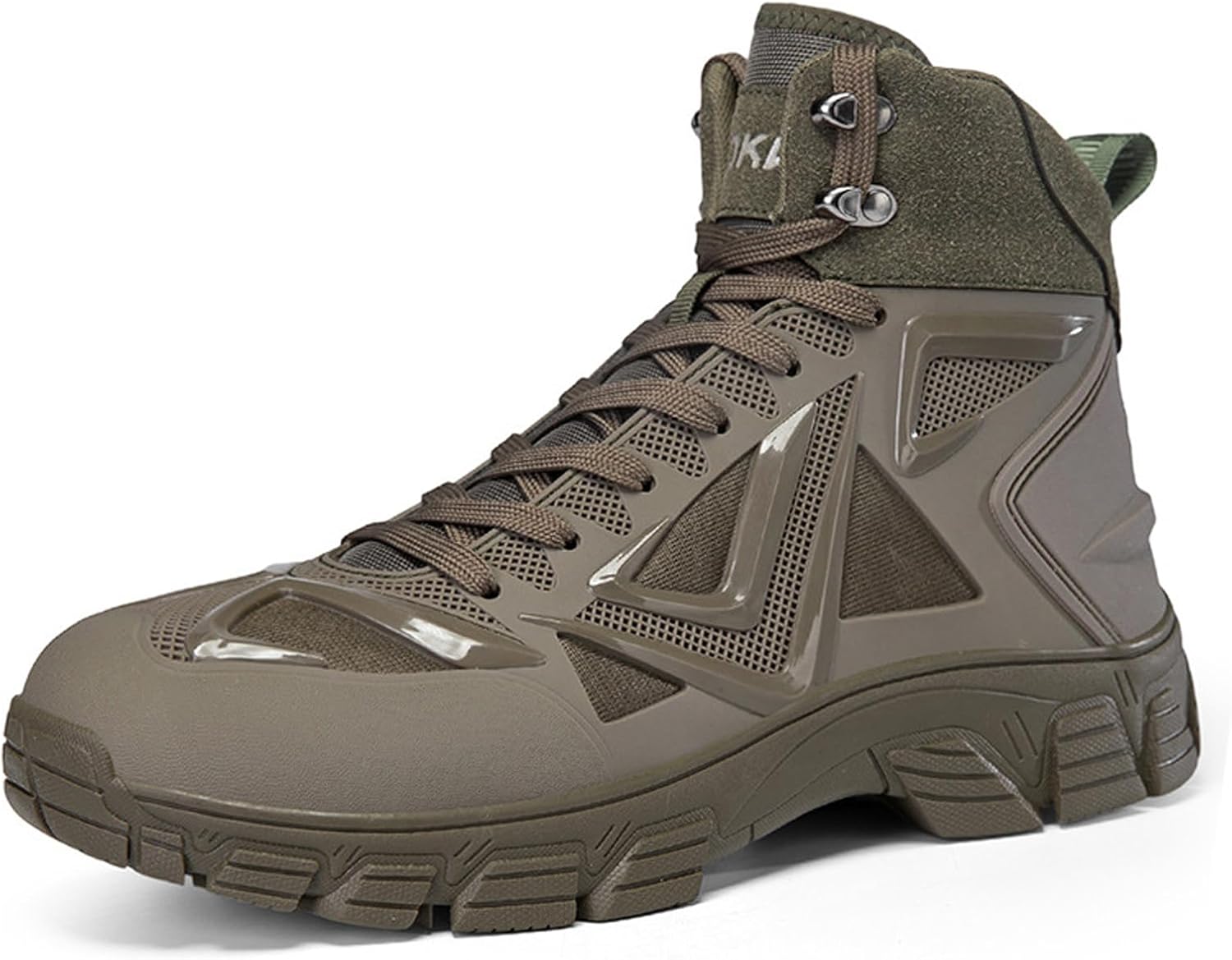 Мужские походные боевые ботинки BEDGMDEG с противоскользящей подошвой, удобные, с круглым носком, стойкие, на шнуровке, дышащие, водонепроницаемые, для путешествий на открытом воздухе, короткие, зеленый
Мужские походные боевые ботинки BEDGMDEG с противоскользящей подошвой, удобные, с круглым носком, стойкие, на шнуровке, дышащие, водонепроницаемые, для путешествий на открытом воздухе, короткие, зеленый