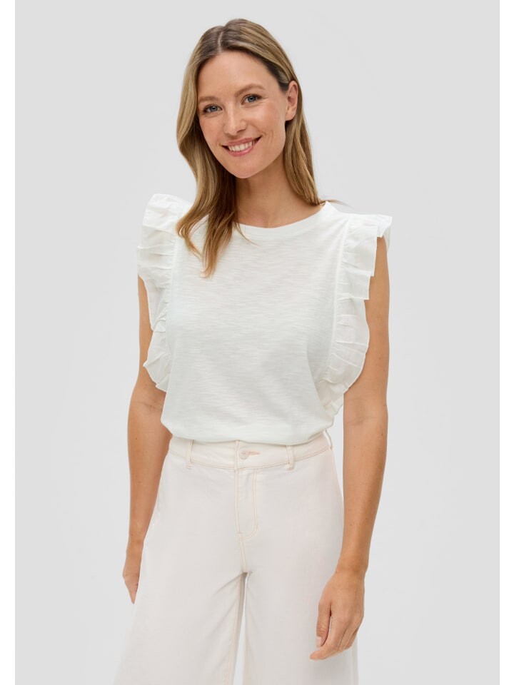 Футболка sOliver keine Ärmellänge, кремовый
Футболка sOliver keine Ärmellänge, кремовый