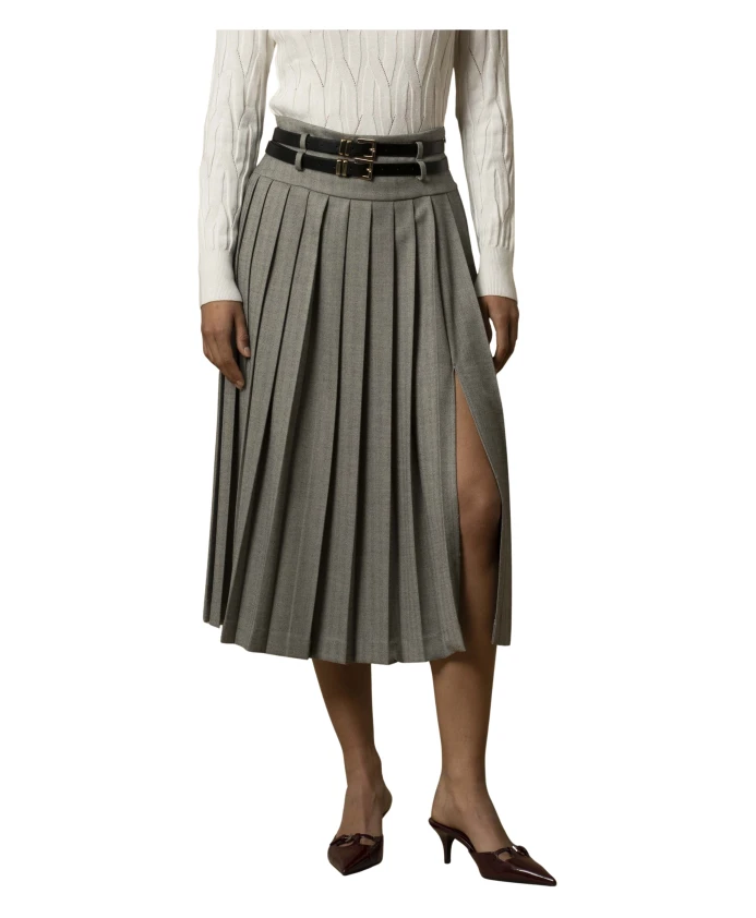 Плиссированная юбка до середины икры Kocca, серый
Плиссированная юбка до середины икры Kocca, серый