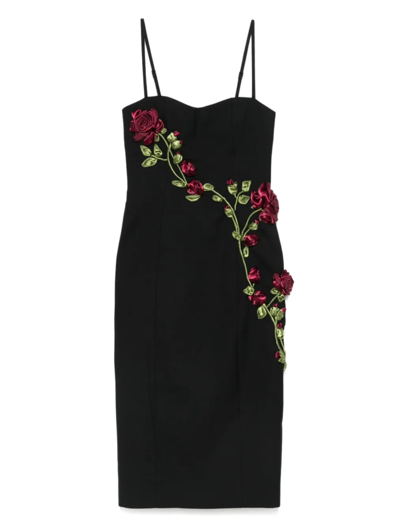 Платье с цветочной аппликацией MARKGONG, черный
Платье с цветочной аппликацией MARKGONG, черный