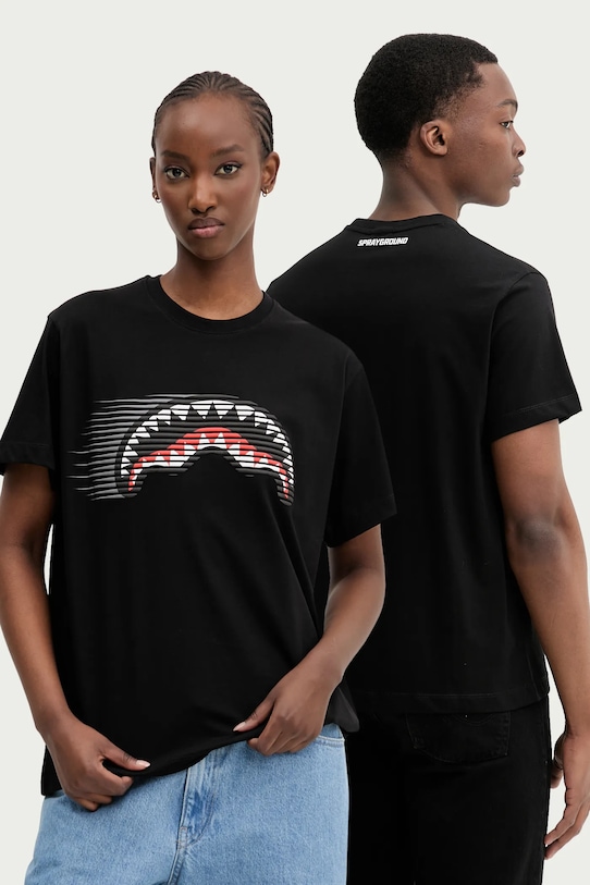 Хлопковая футболка Sprayground, черный
Хлопковая футболка Sprayground, черный