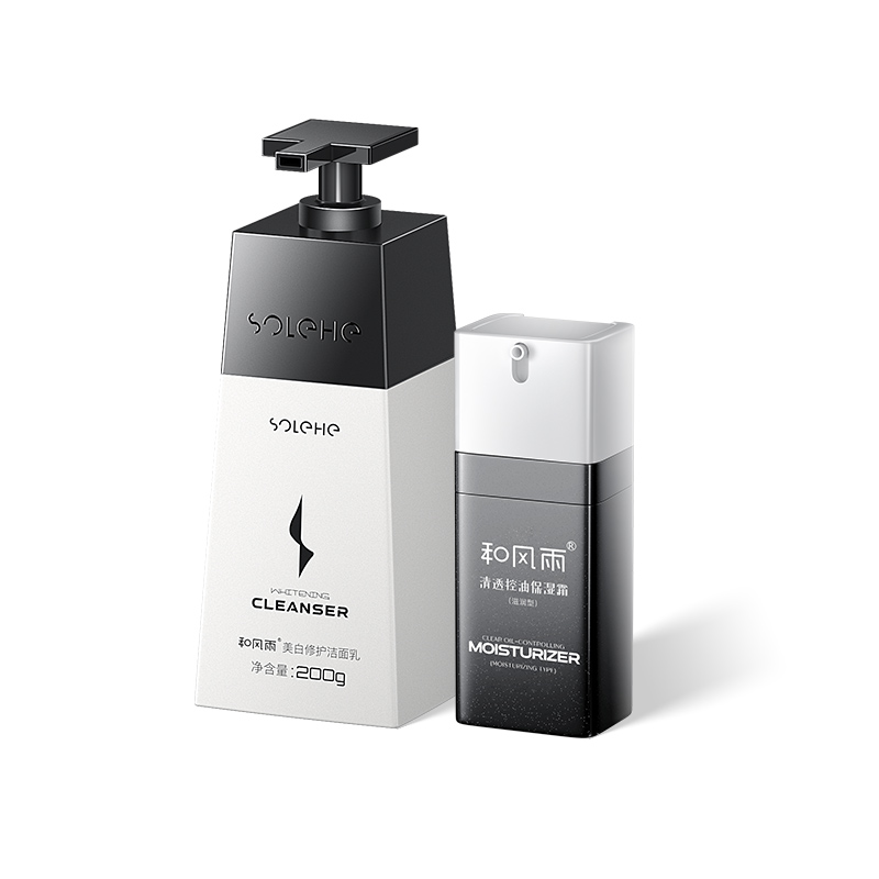 Hefengyu набор для ухода за кожей увлажняющее и освежающее очищающее молочко 200g + освежающий увлажняющий крем 60g SOLEHE
Hefengyu набор для ухода за кожей увлажняющее и освежающее очищающее молочко 200g + освежающий увлажняющий крем 60g SOLEHE