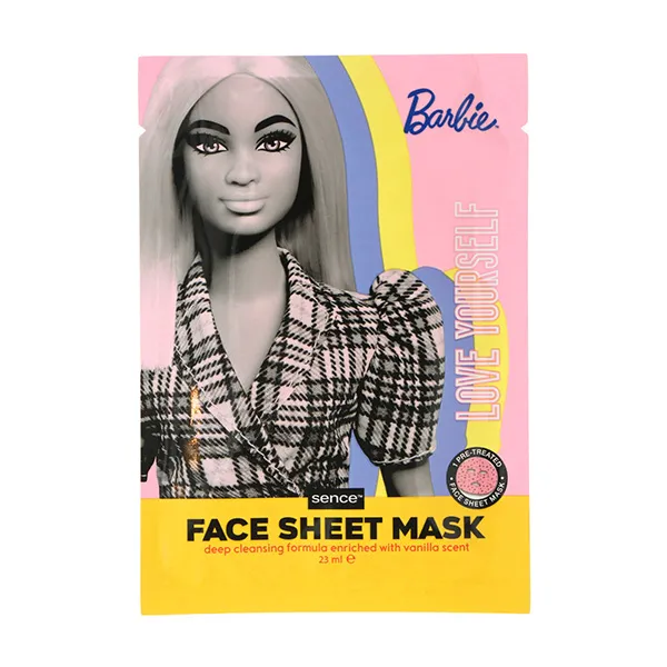 Маска для лица Love Yourself Barbie Sence Beauty, 1 UD
Маска для лица Love Yourself Barbie Sence Beauty, 1 UD