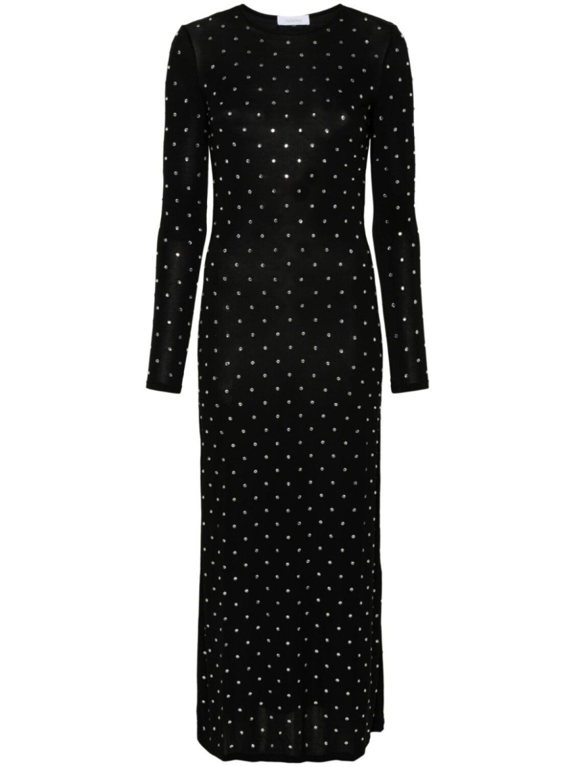 Rabanne платье макси с кристаллами, черный
Rabanne платье макси с кристаллами, черный