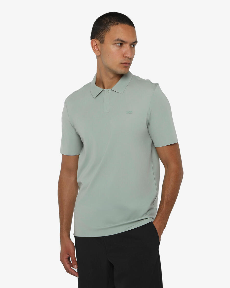 JAKED Мужская синтетическая спортивная рубашка-поло цвета шалфея
JAKED Мужская синтетическая спортивная рубашка-поло цвета шалфея