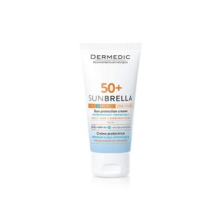 Sunbrella Солнцезащитный крем для жирной и комбинированной кожи Spf 50+ 50G, Dermedic
Sunbrella Солнцезащитный крем для жирной и комбинированной кожи Spf 50+ 50G, Dermedic