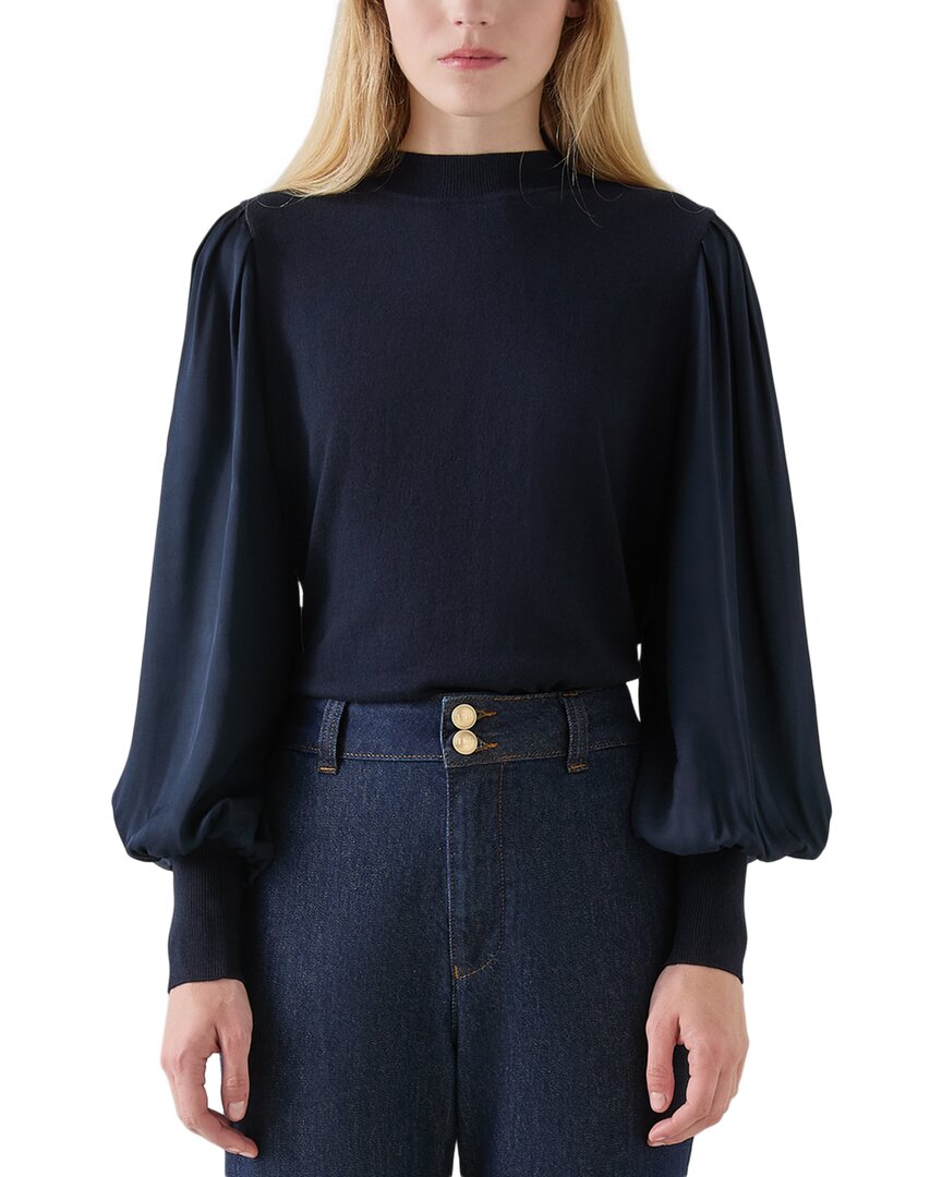 LK Bennett Erica Вязаный топ, темно-синий
LK Bennett Erica Вязаный топ, темно-синий