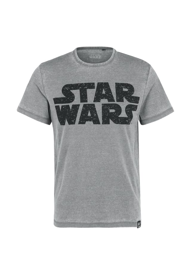 Футболка с винтажным логотипом Звездных войн в классическом дизайне Re:Covered, серый
Футболка с винтажным логотипом Звездных войн в классическом дизайне Re:Covered, серый