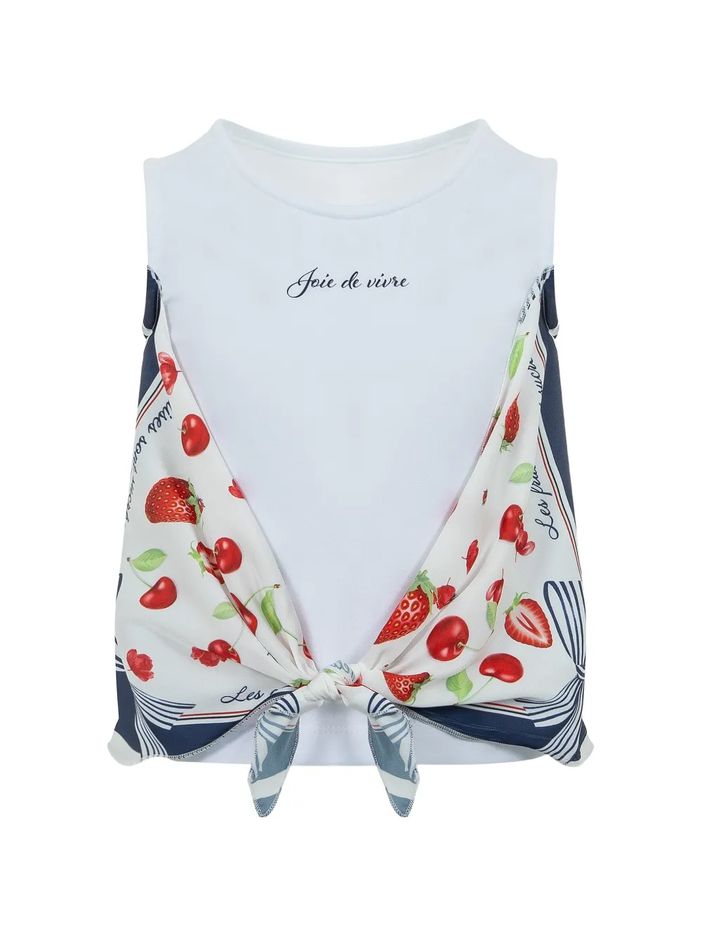 Блузка с декоративным платком Lapin House, белый
Блузка с декоративным платком Lapin House, белый