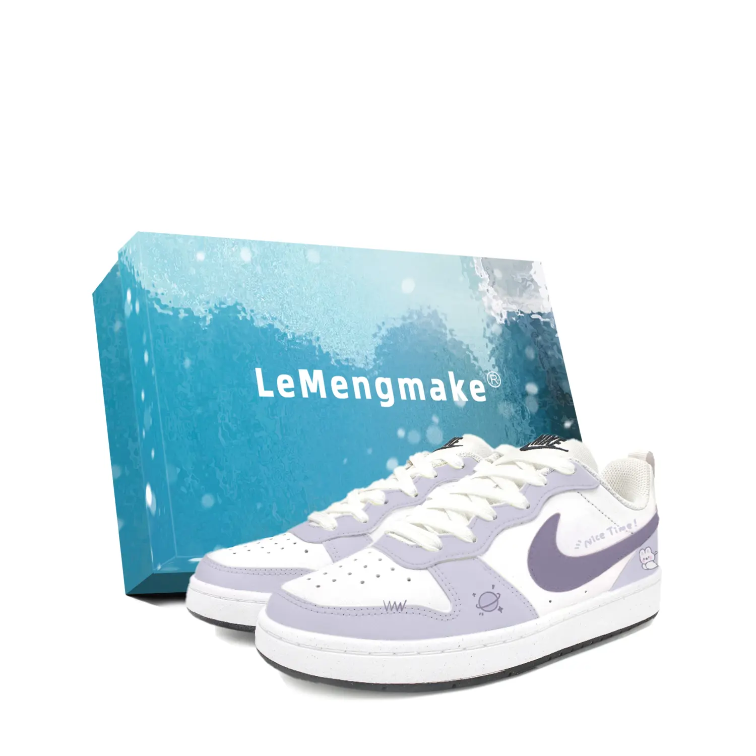 Nike Court Borough Nebula Purple Rabbit дышащие низкие детские скейтбординг кроссовки White
Nike Court Borough Nebula Purple Rabbit дышащие низкие детские скейтбординг кроссовки White