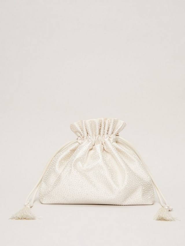 Клатч с жемчужной отделкой и шнурком Phase Eight, Ivory
Клатч с жемчужной отделкой и шнурком Phase Eight, Ivory