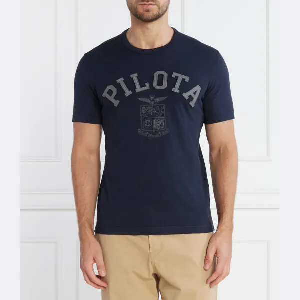 Футболка стандартного кроя Aeronautica Militare, синий
Футболка стандартного кроя Aeronautica Militare, синий