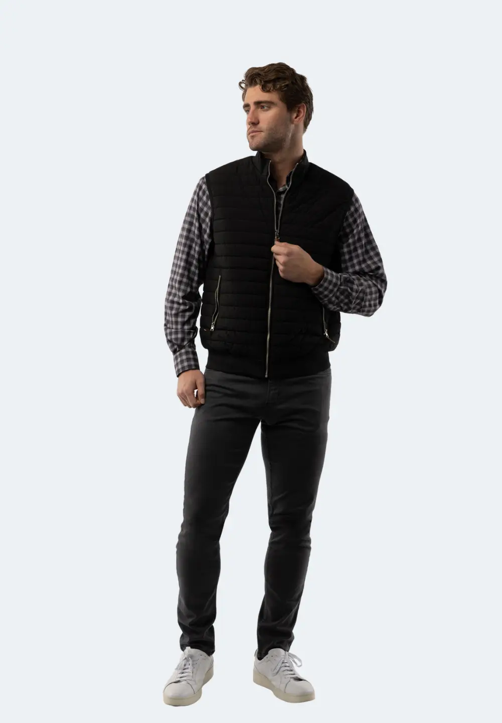 Черный стеганый жилет American Heritage
Черный стеганый жилет American Heritage