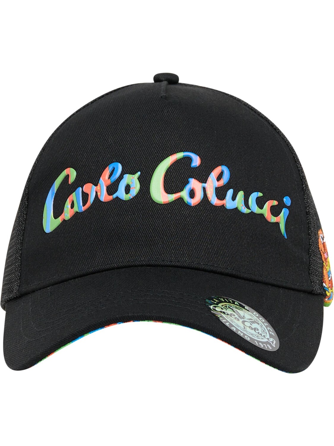 Бейсболка Carlo Colucci Trucker Dehmani, черный
Бейсболка Carlo Colucci Trucker Dehmani, черный