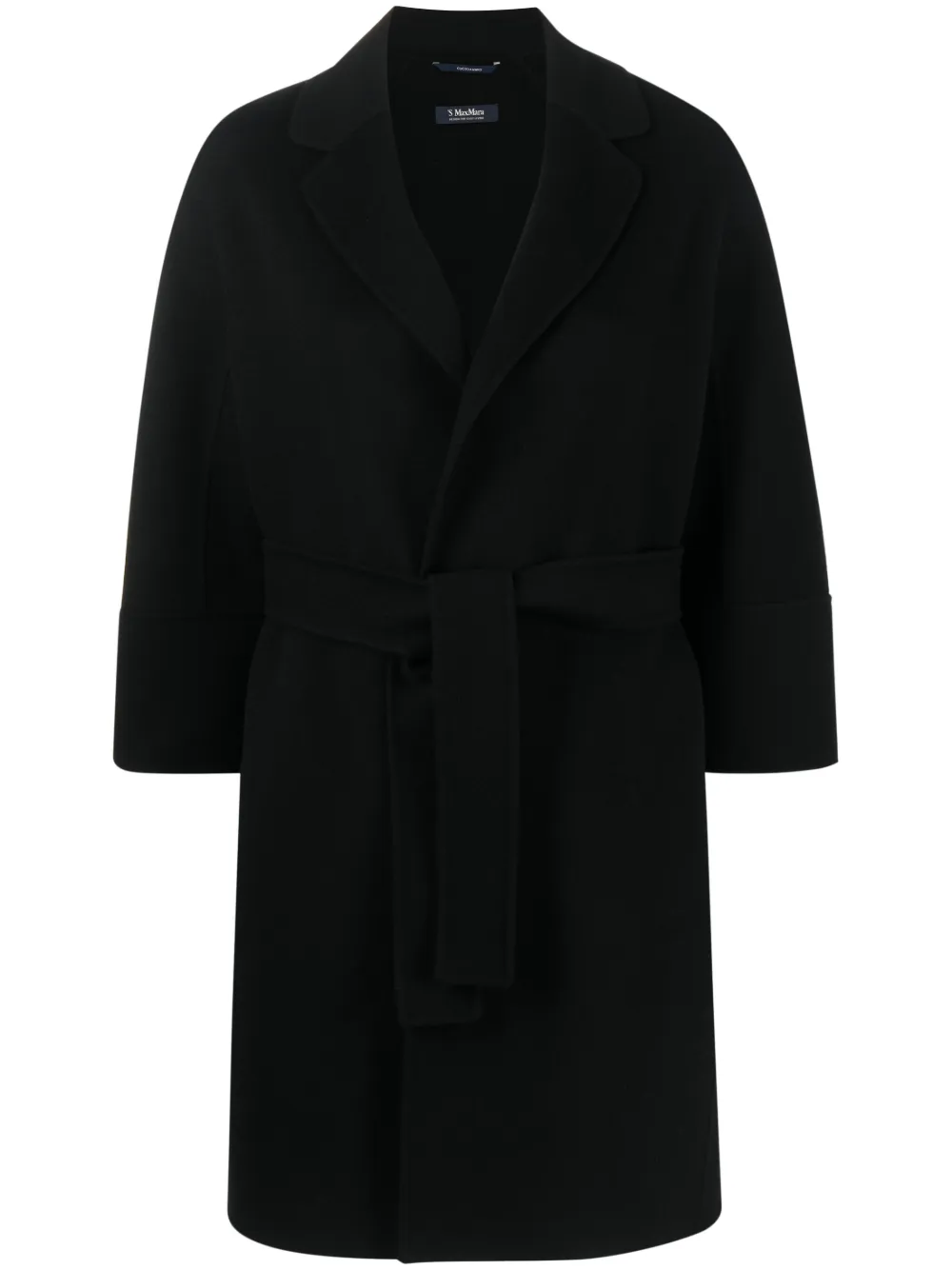 Пальто из вирджинской шерсти с поясом 'S Max Mara, черный
Пальто из вирджинской шерсти с поясом 'S Max Mara, черный