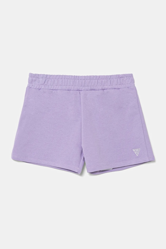Хлопковые детские шорты Guess, фиолетовый
Хлопковые детские шорты Guess, фиолетовый