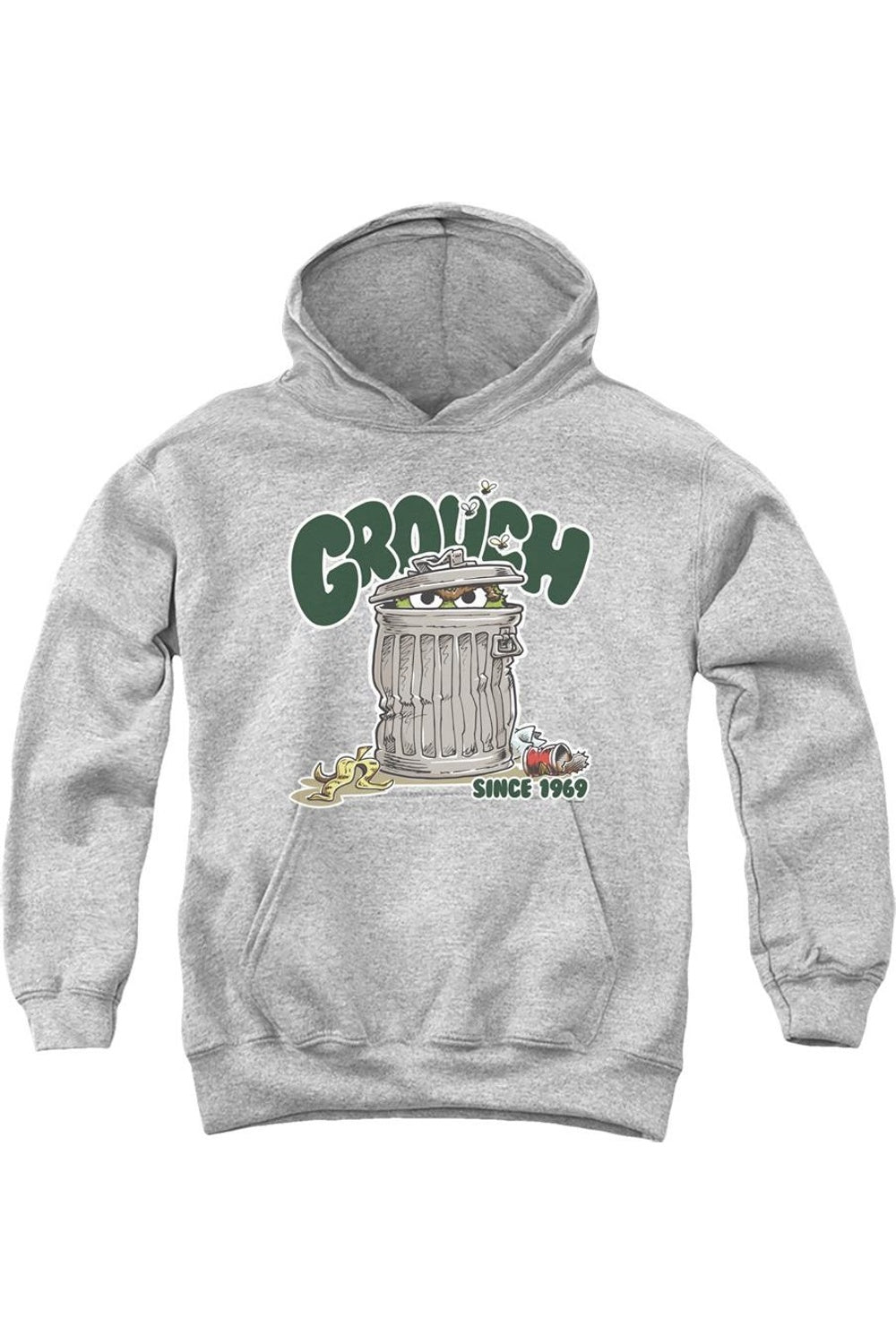 Толстовка с капюшоном Sesame Street Grumpy Gildan, Athletic Heather 
Толстовка с капюшоном Sesame Street Grumpy Gildan, Athletic Heather