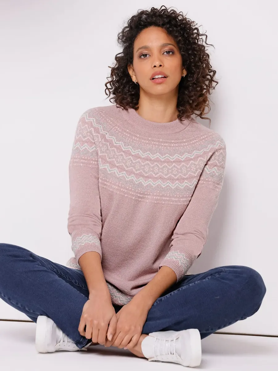 CREATION L PREMIUM Норвежский свитер "кашемировый шерстяной свитер", серый
CREATION L PREMIUM Норвежский свитер "кашемировый шерстяной свитер", серый