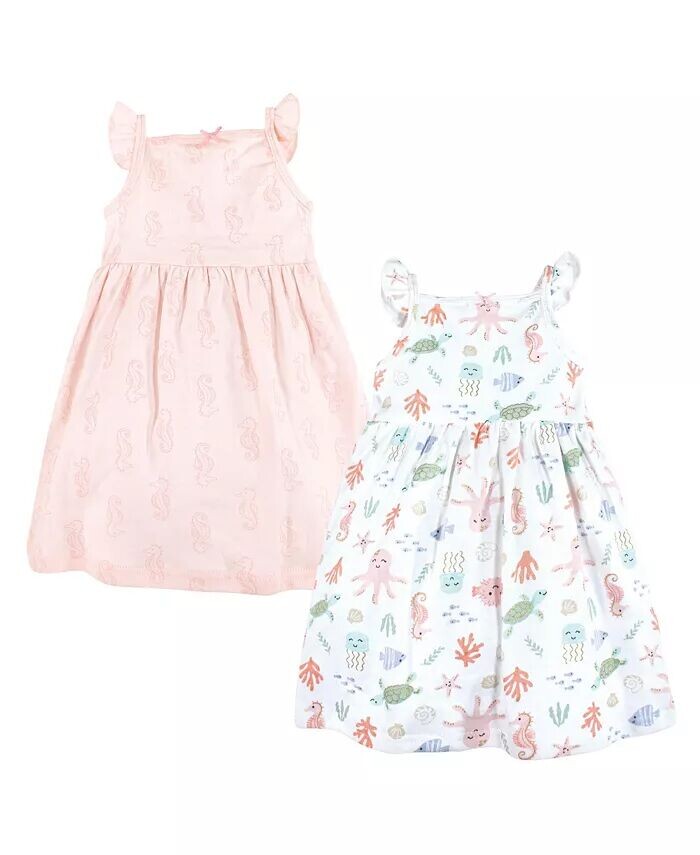 Хлопковые платья для маленьких девочек, пастельное море Hudson Baby, розовый
Хлопковые платья для маленьких девочек, пастельное море Hudson Baby, розовый