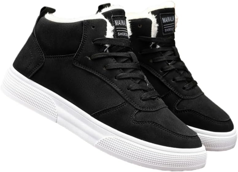 Мужские модные спортивные кроссовки - теплые, большого размера, высокие хлопковые ботинки - подходят для повседневного использования осенью и зимой Spkfhd, черный
Мужские модные спортивные кроссовки - теплые, большого размера, высокие хлопковые ботинки - подходят для повседневного использования осенью и зимой Spkfhd, черный