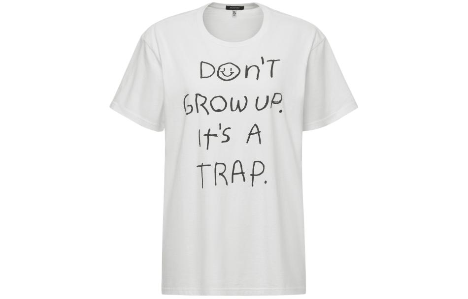 Футболка с принтом "Не взрослей" R13, Native White
Футболка с принтом "Не взрослей" R13, Native White