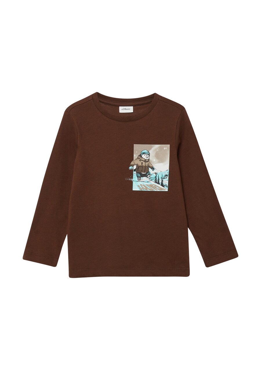 Рубашка s.Oliver, темно-коричневый
Рубашка s.Oliver, темно-коричневый