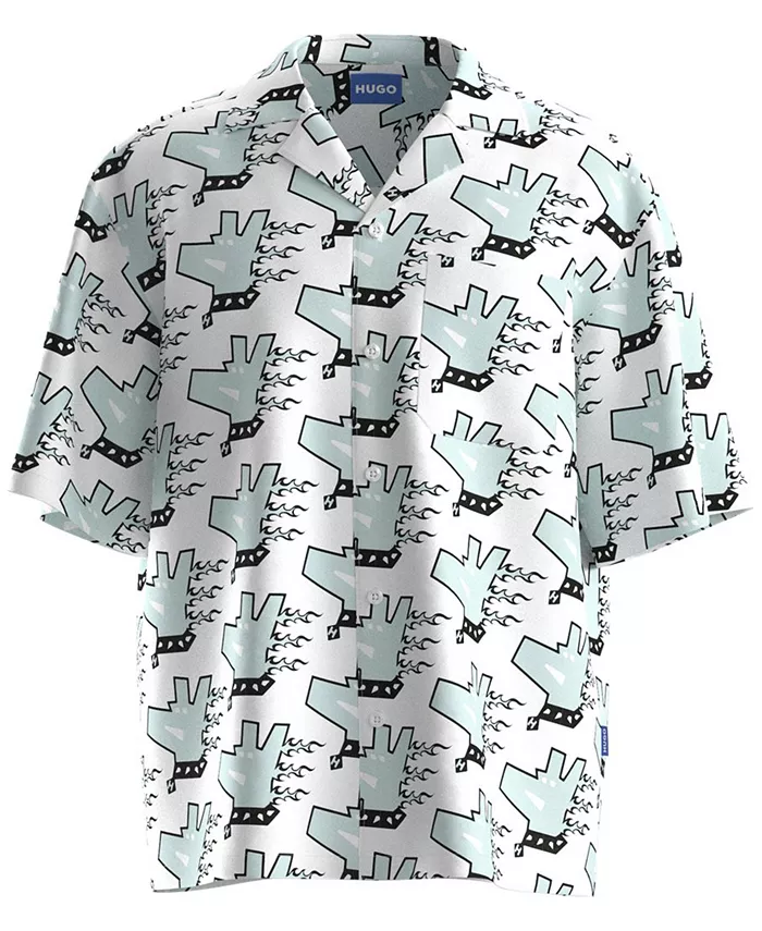 Мужская рубашка классического кроя Hugo Boss, белый
Мужская рубашка классического кроя Hugo Boss, белый